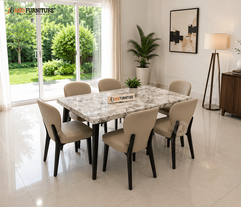 Elite marble 6 seater