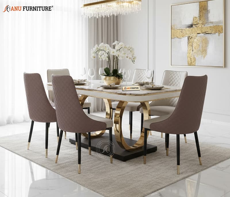 Diamond-Quilt Model 6 Seater