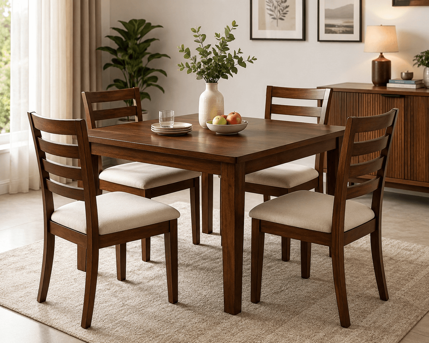 Affordable 4-Seater Dining Room Furniture Trends in Bengaluru