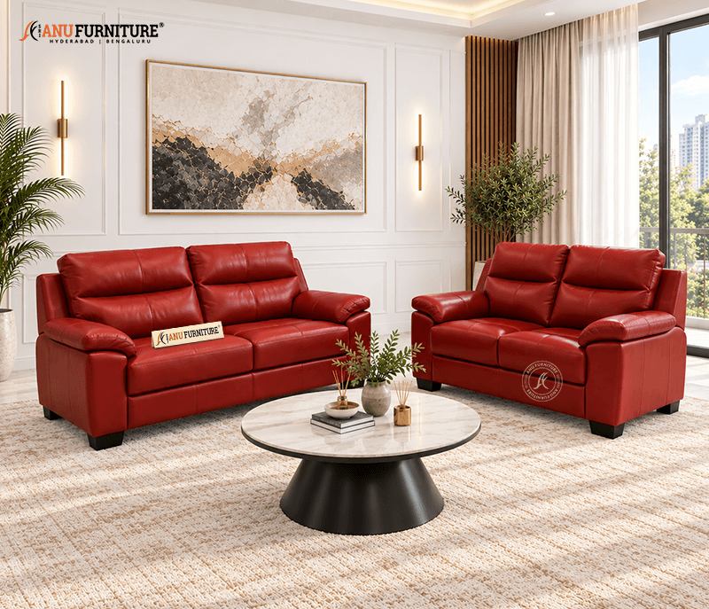 Crimson Red Leather – image 4