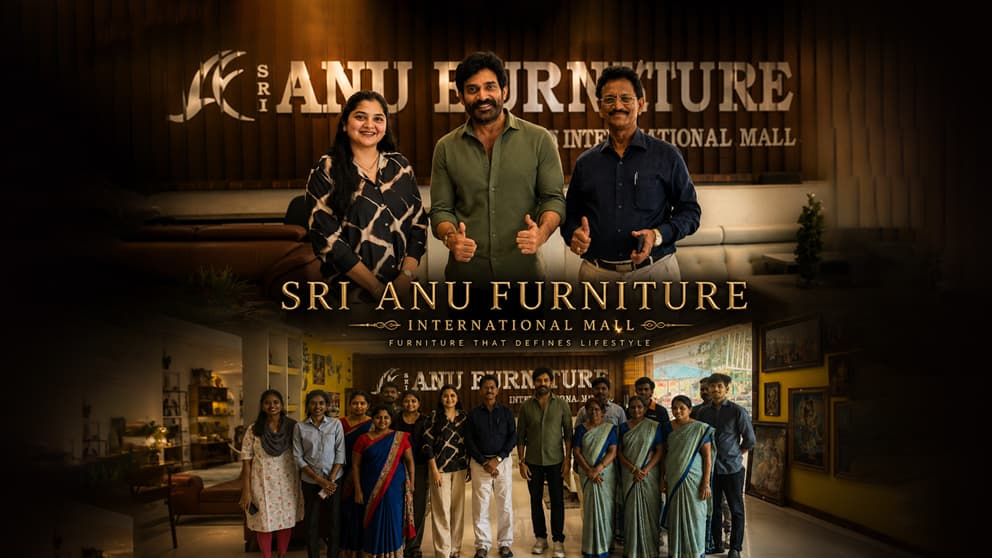 Actor Bharani Chooses Anu Furniture for His Entire New Home