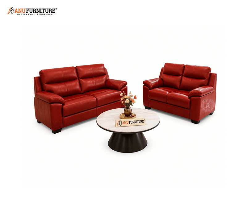 Crimson Red Leather – image 2
