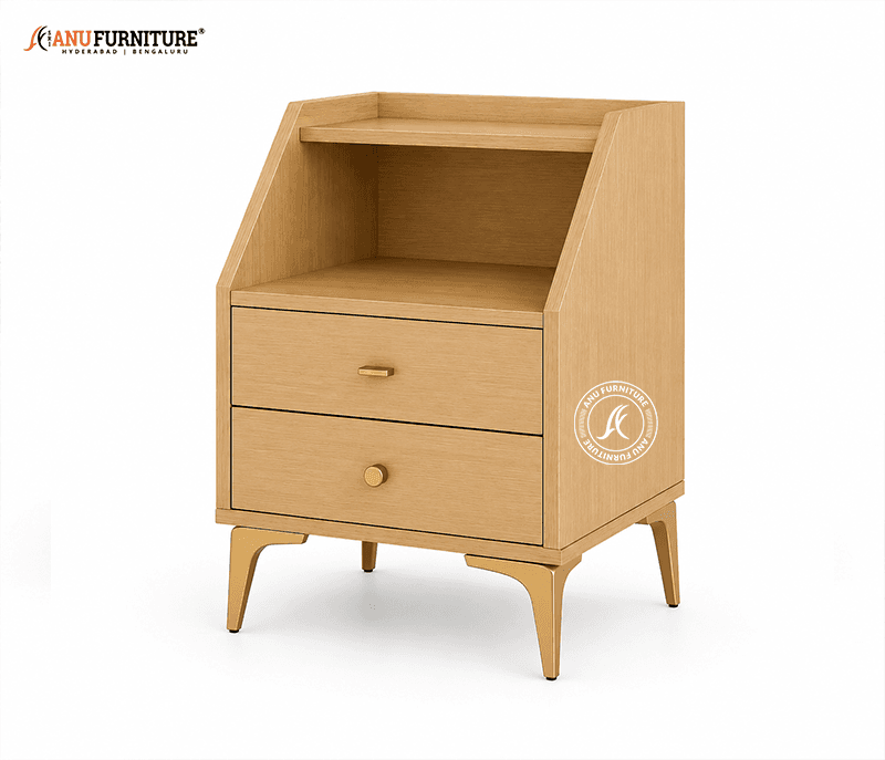 Sloped Top Bedside Table – image 2