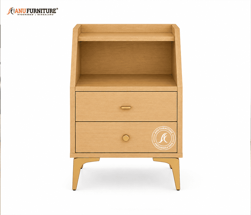 Sloped Top Bedside Table – image 3