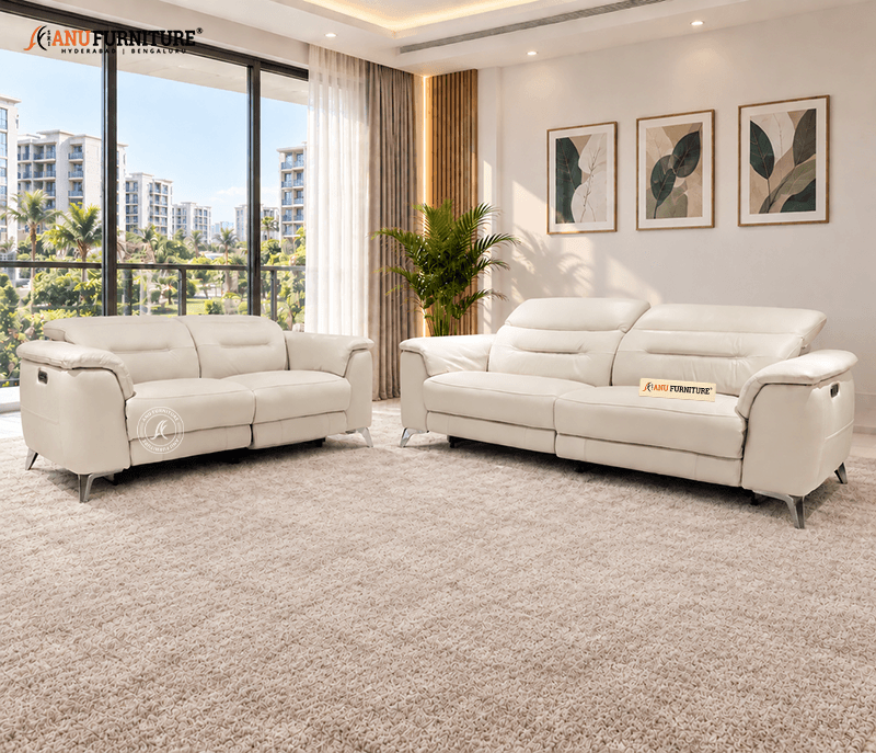 Ivory Luxe Recliner – image 8