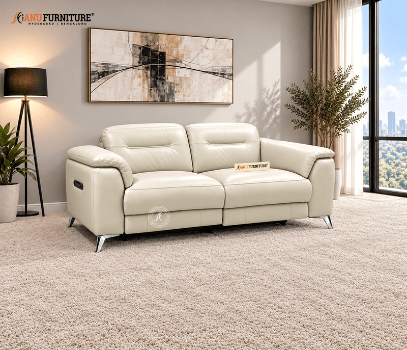 Ivory Luxe Recliner – image 1